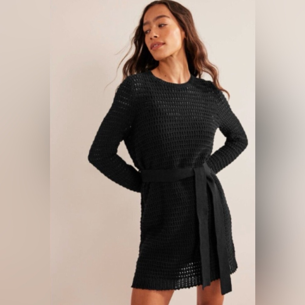 NWOT BODEN Crochet Knit Dress